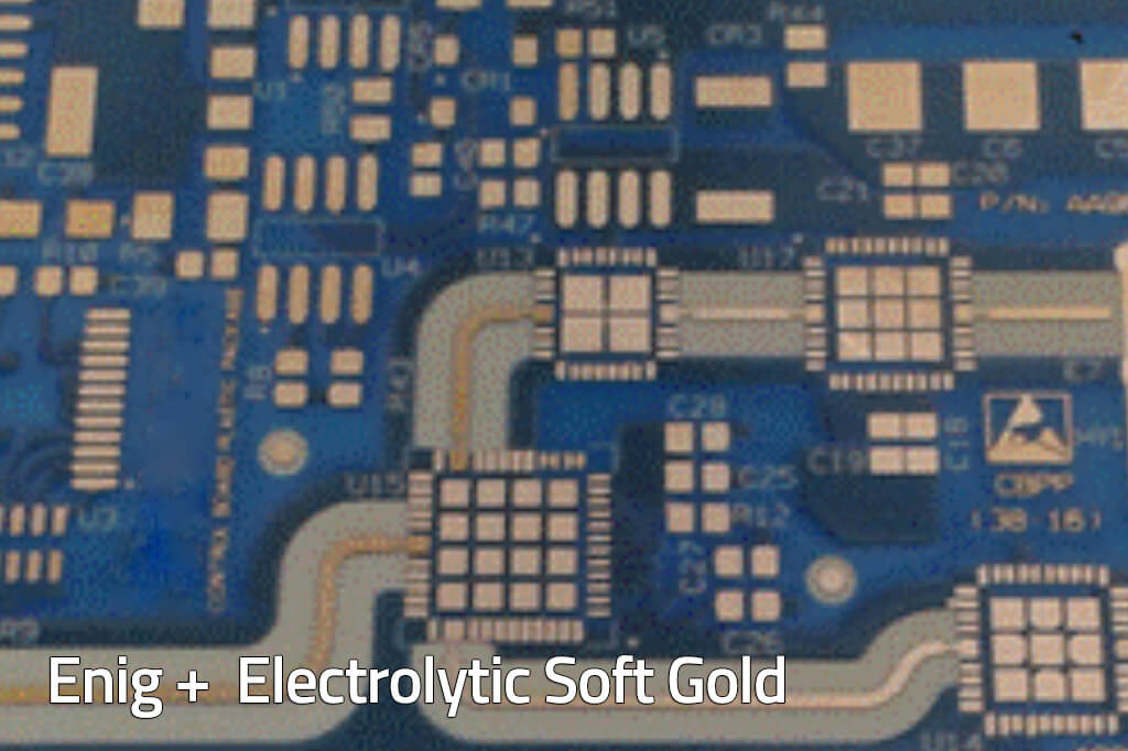 Enig + Electrolytic Soft Gold