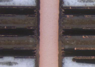 Resin filled and capped vias