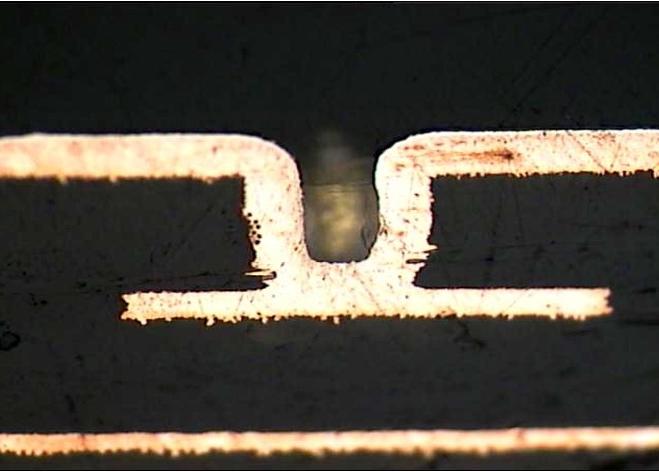 Blind MicroVias laser 100 µm on Nelco N4000-13 Material